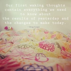 Our First Waking Thoughts