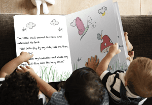 Snail & Butterfly Children Reading Doug Cooper Children's Book in Juvenile Fiction/Animals