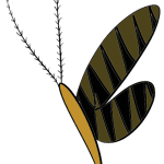 Scary Butterfly for Snail & Butterfly Storybook Sticker Sheet