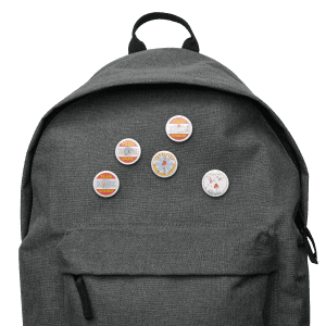 Snail & Butterfly Children's Book Small Inspirational Pin Buttons Set Pin to Backpack